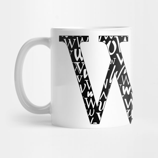 W Filled - Typography by gillianembers